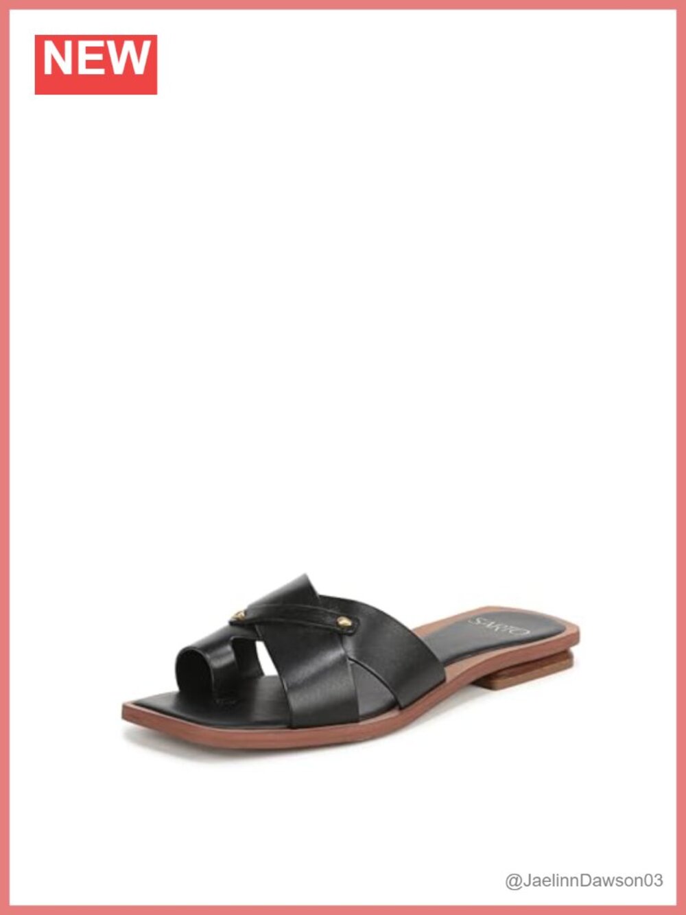 Franco Sarto Women's Etta Leather Slide Sandals